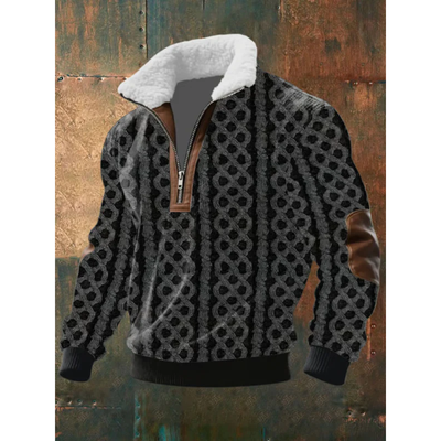 Gustave™ | Maglione in Pile con Collo Zip