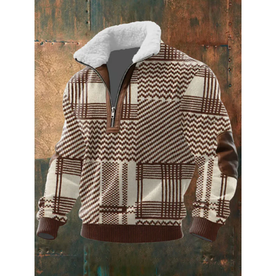 Gustave™ | Maglione in Pile con Collo Zip