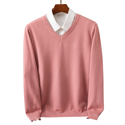 Bexford - Maglione V-Neck in Pura per Uomini