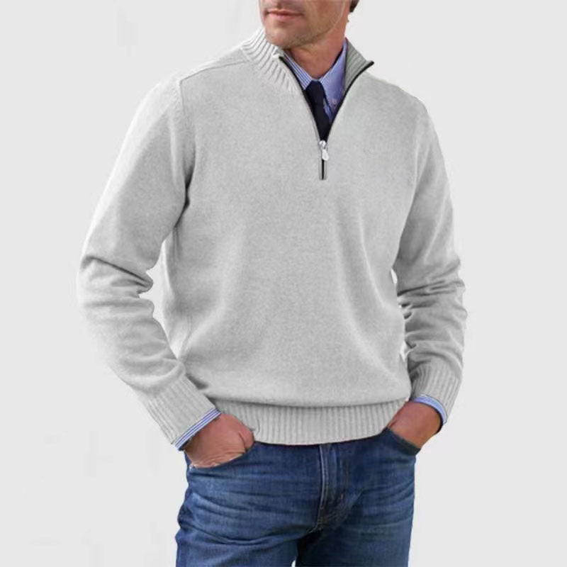 Howard | Maglione con zip – calore classico ed eleganza moderna