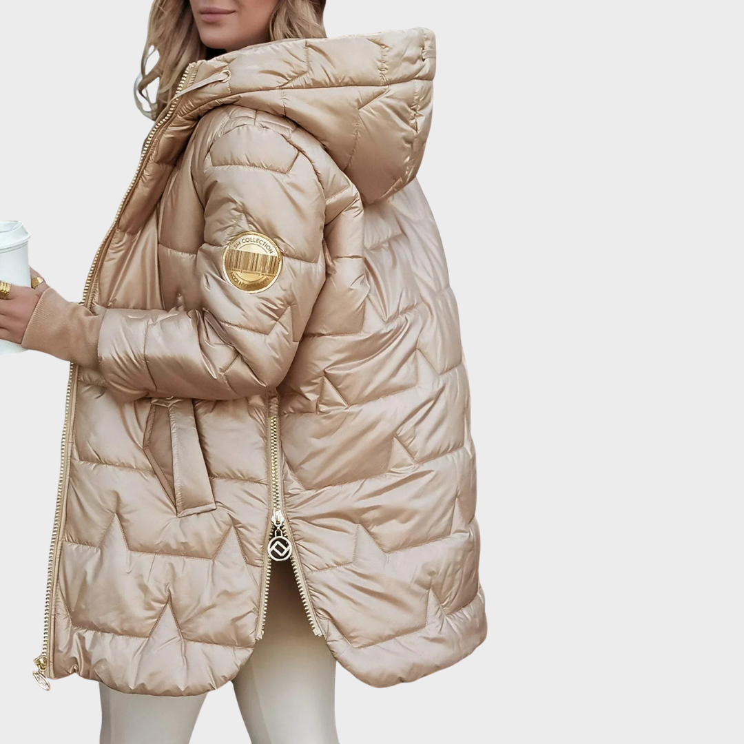 Nolwen - Cappotto Elegante Invernale con Cappuccio