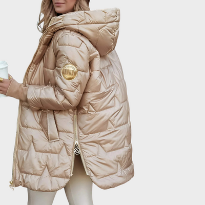 Nolwen - Cappotto Elegante Invernale con Cappuccio