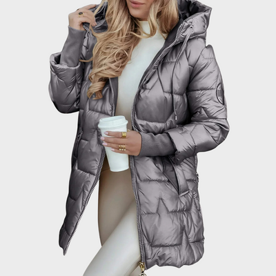 Nolwen - Cappotto Elegante Invernale con Cappuccio