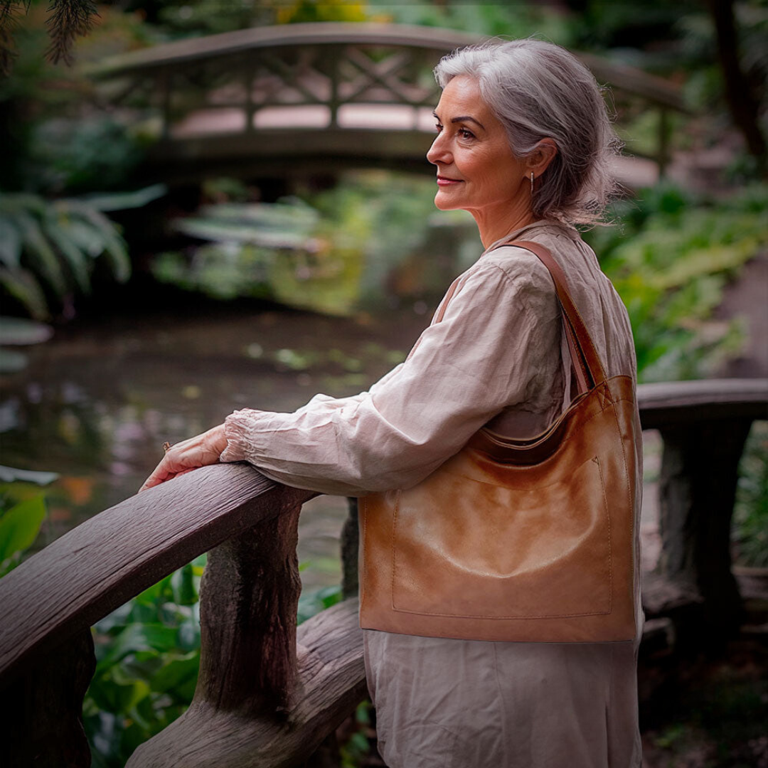 Ringelblume | Squisita Borsa a Tracolla di Lusso in Materiale Morbido