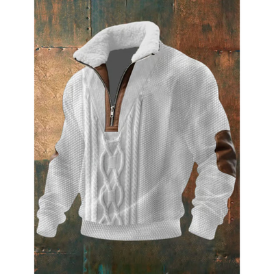 Gustave™ | Maglione in Pile con Collo Zip