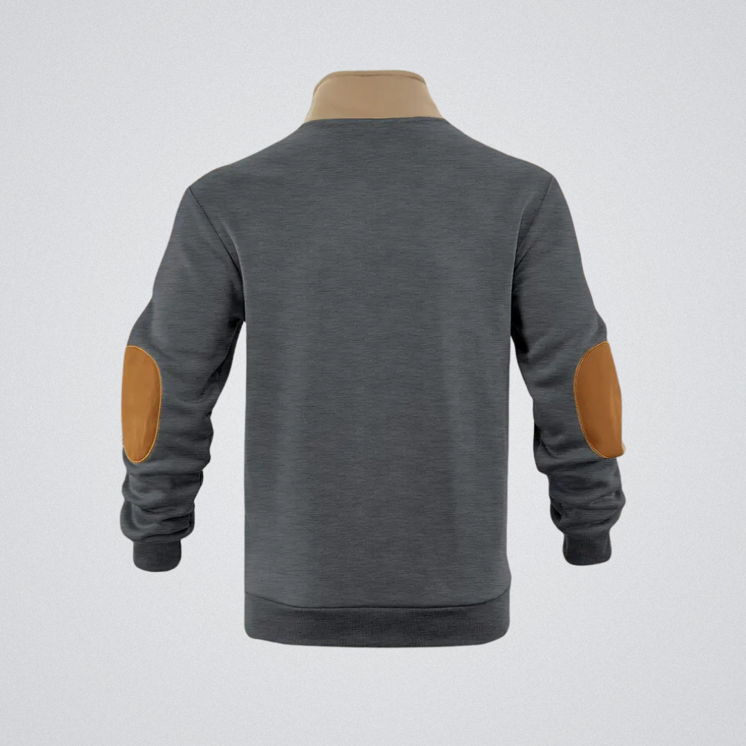 Lucien | Maglione con zip e colletto alto – calore, stile e autenticità