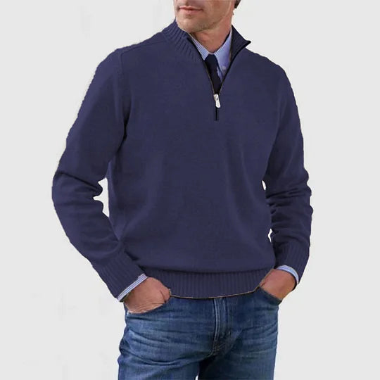 Howard | Maglione con zip – calore classico ed eleganza moderna