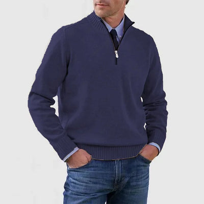 Howard | Maglione con zip – calore classico ed eleganza moderna