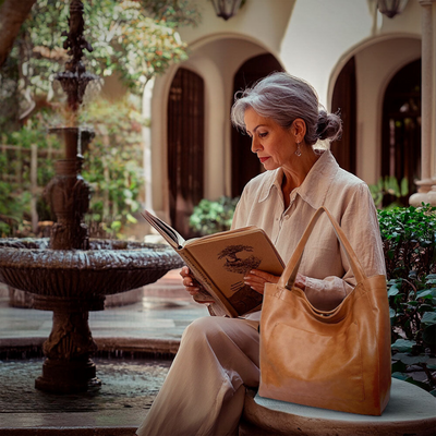 Ringelblume | Squisita Borsa a Tracolla di Lusso in Materiale Morbido