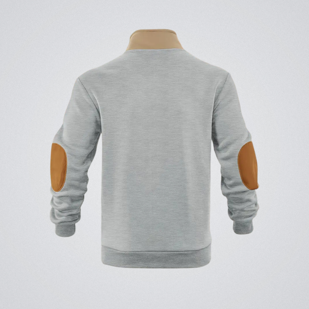 Lucien | Maglione con zip e colletto alto – calore, stile e autenticità