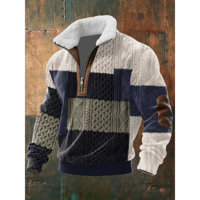 Gustave™ | Maglione in Pile con Collo Zip