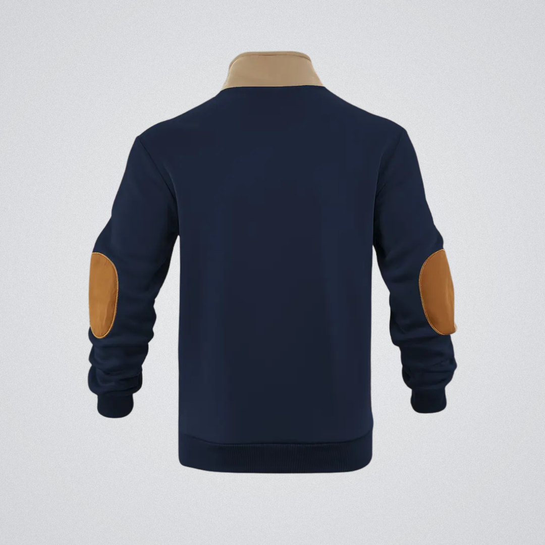 Lucien | Maglione con zip e colletto alto – calore, stile e autenticità