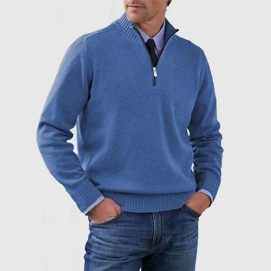 Howard | Maglione con zip – calore classico ed eleganza moderna