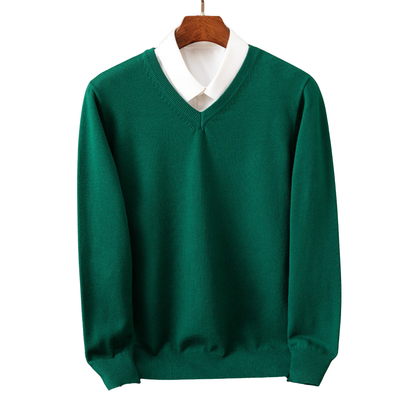 Bexford - Maglione V-Neck in Pura per Uomini
