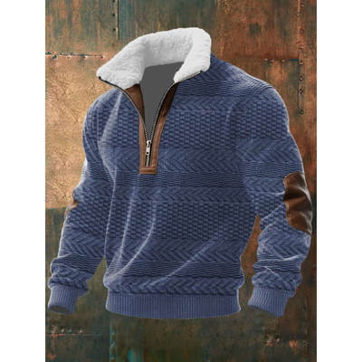 Gustave™ | Maglione in Pile con Collo Zip