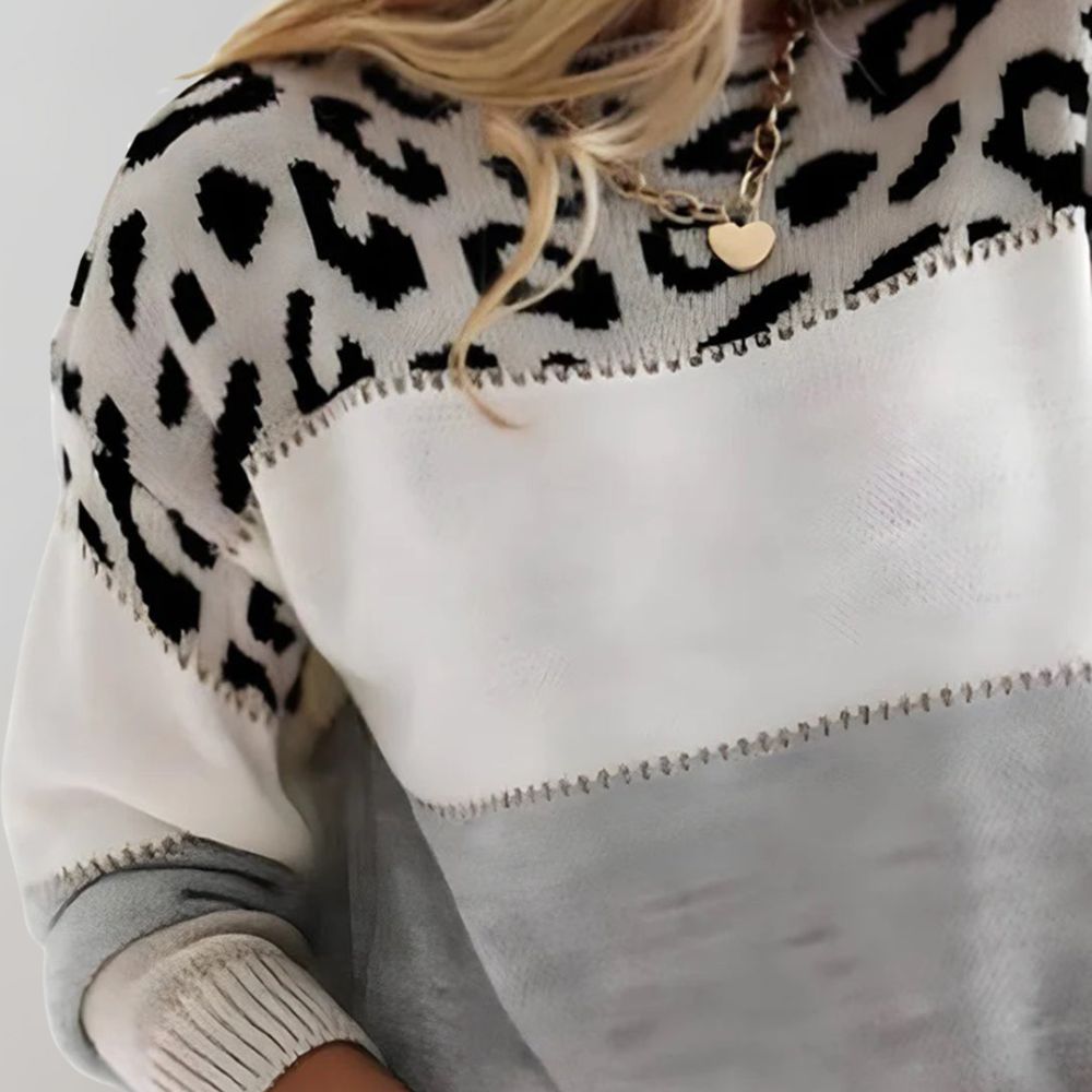 Malika™ | Pull Leopardo Eleganza