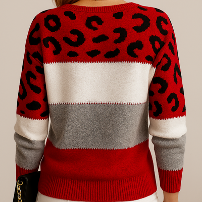 Malika™ | Pull Leopardo Eleganza