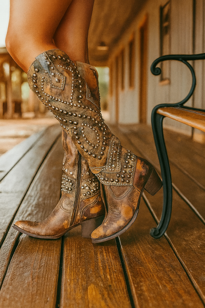 Mary - Stivali Western Alti