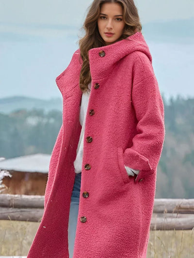 Diana - Cappotto largo con cappuccio