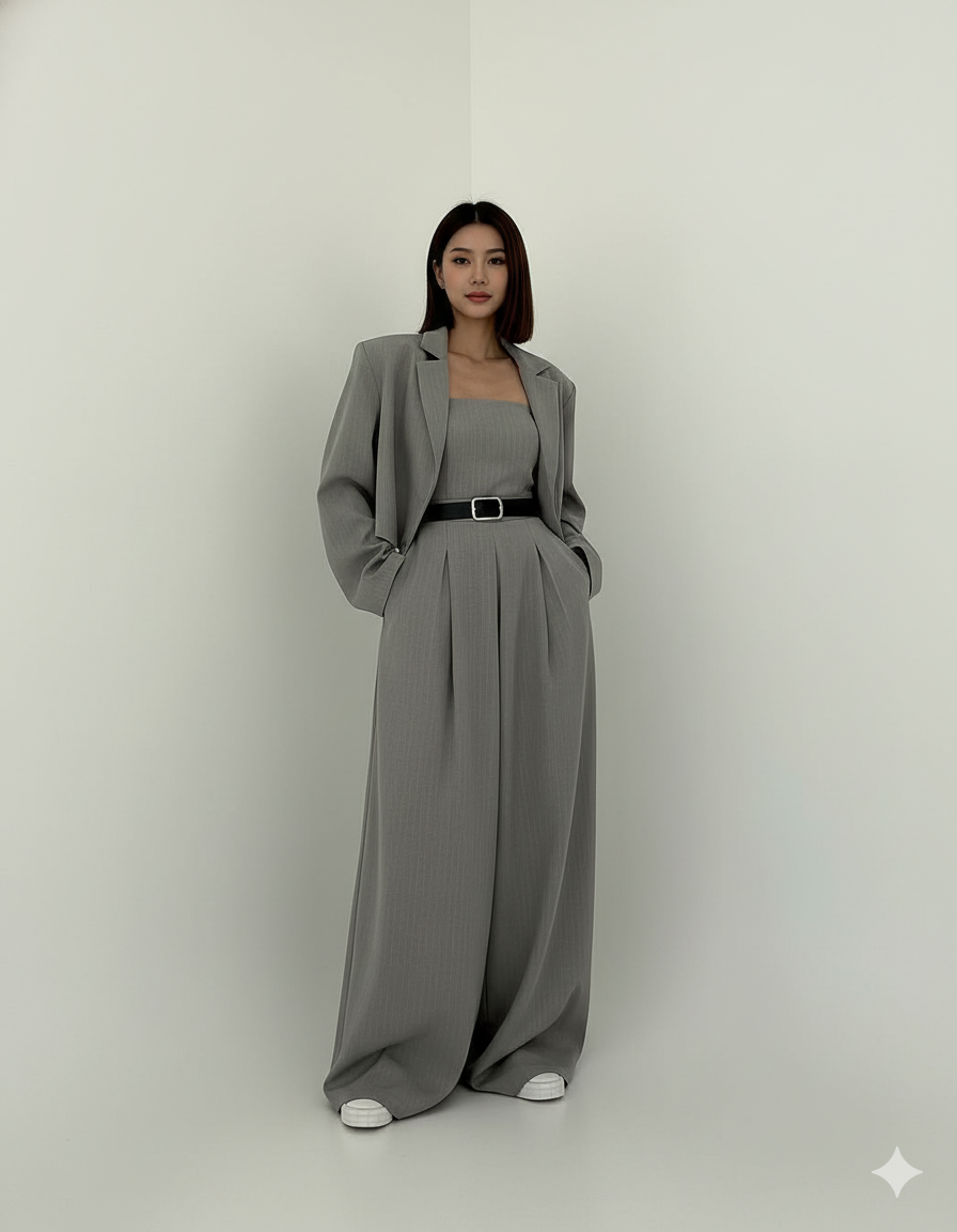 ELENA | Completo Donna Bustier + Giacca – Stile Elegante & Trendy