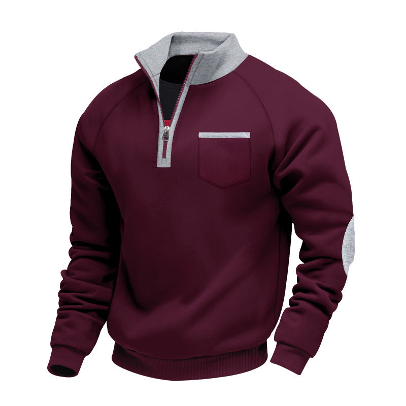 Noble Ligne ™ | Maglione in Pile con Mezza Zip per Uomo