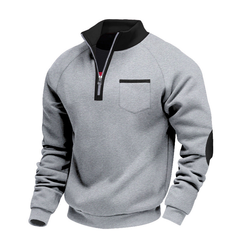 Noble Ligne ™ | Maglione in Pile con Mezza Zip per Uomo