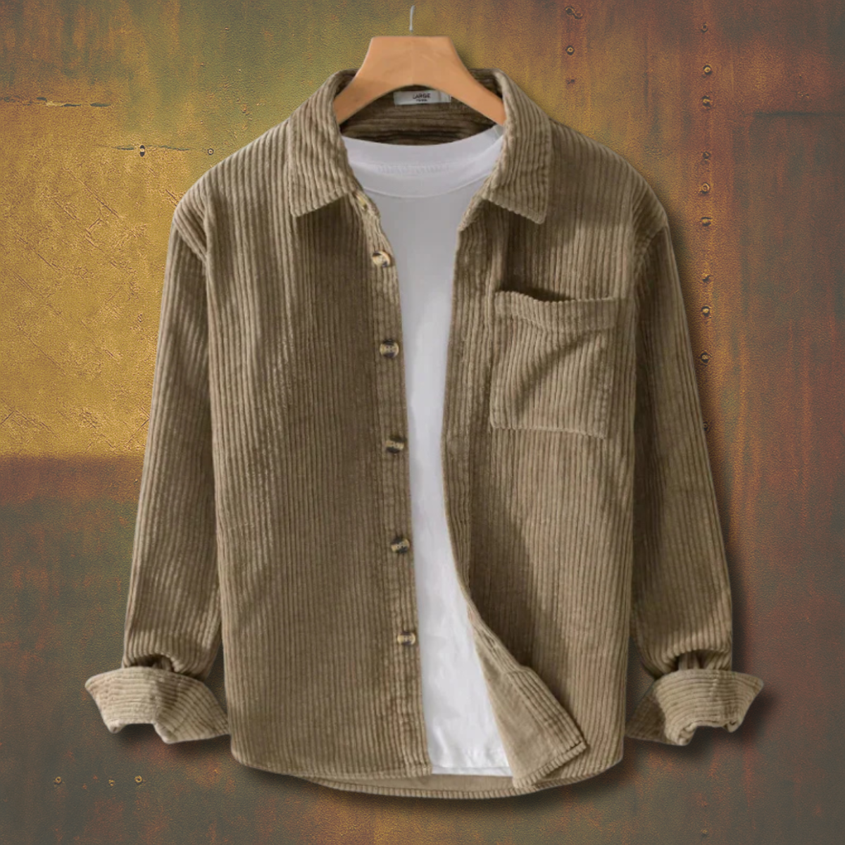 Alexandre™ – Camicia in Velluto A Coste