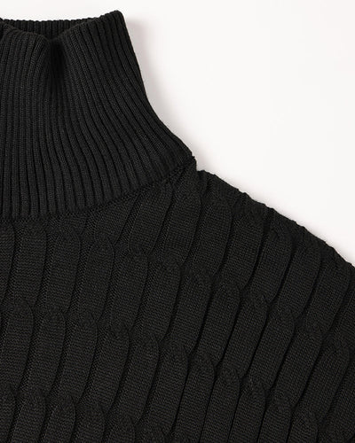 Noble Ligne ™ | Pull Demi-Zip Ondulé
