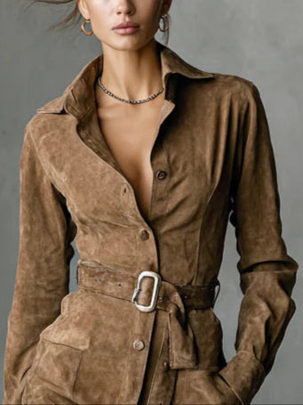 Clara | Abito midi a manica lunga