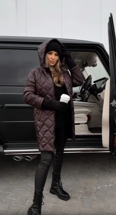 Angel - Giacca Elegante e Imbottita con Cappuccio