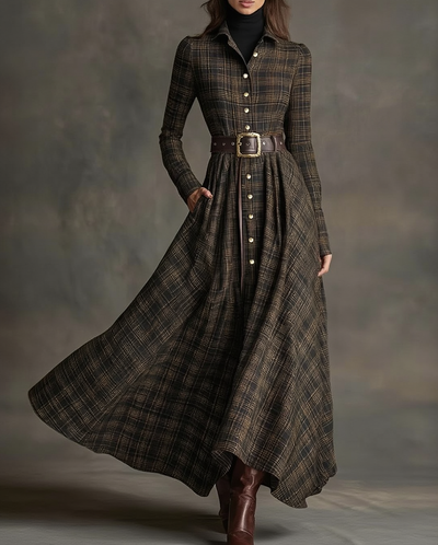 Mónica | Vestito Maxi di ispirazione vintage