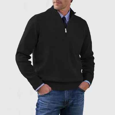 Howard | Maglione con zip – calore classico ed eleganza moderna