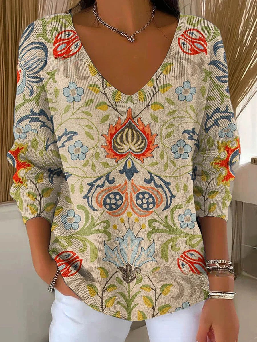 Nolia | Maglione Colorato con Scollatura a V