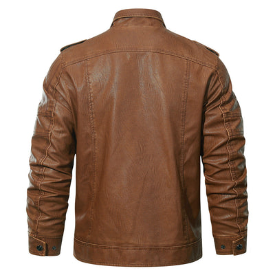 Giacca Biker in Fleece