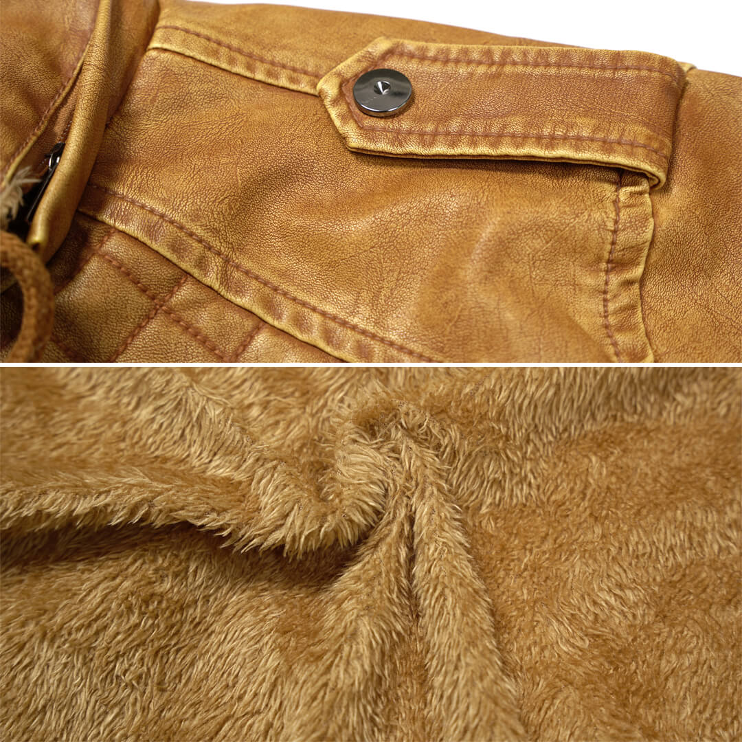 Giacca in Pelle di Lusso